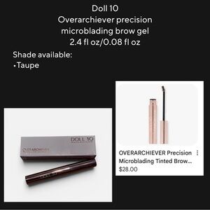 Doll 10 Overarchiever Precision Microblading Brow Gel - Taupe